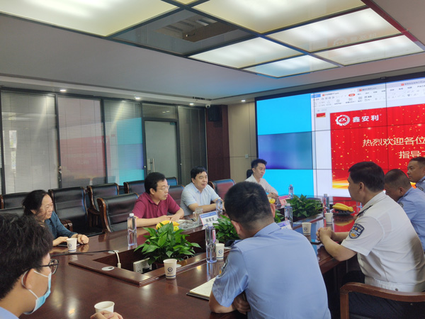 郑州市公安局领导莅临ag凯发k8国际集团调研
